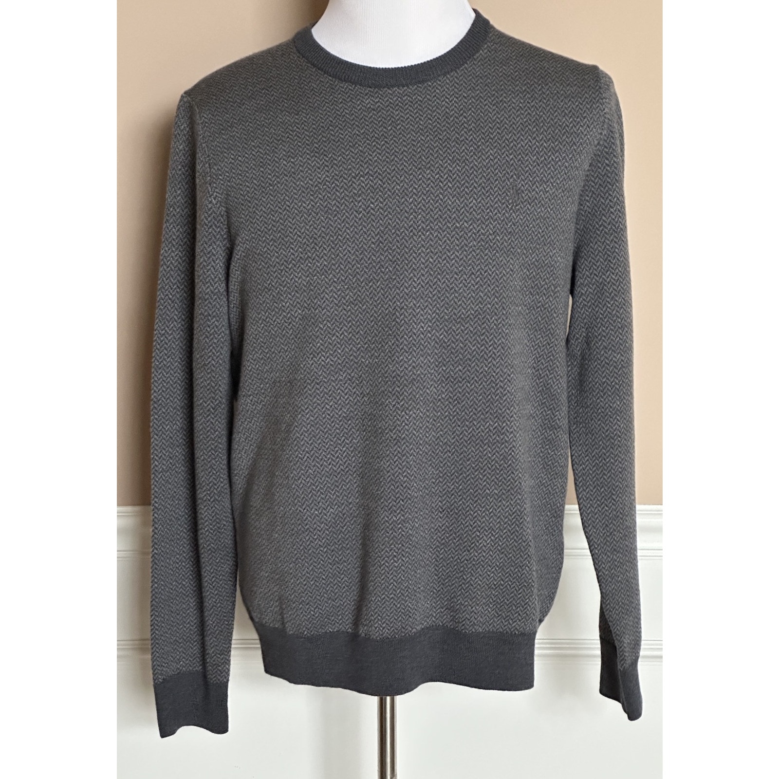 Polo Ralph Lauren Men's Knit Wool Sweater Grey 2xl Nwt $198